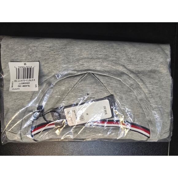 Tommy Hilfiger - Slim Fit T-Shirt - Medium - Grey Heather - NWT & PACKAGING - Picture 7 of 8